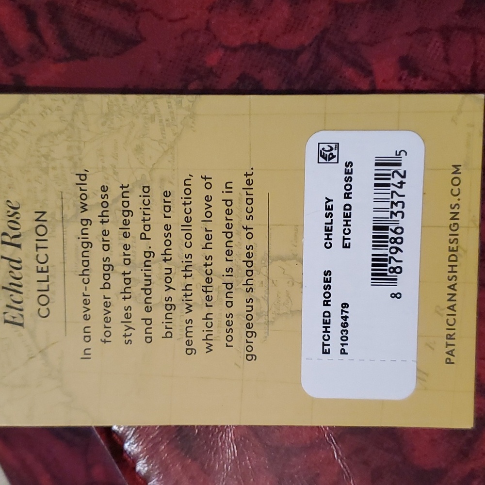 Patricia Nash Chelsey Etched 🌹 Rose - Picture 5 of 12